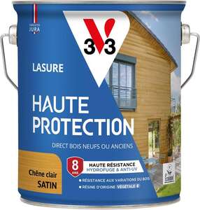 Lasure haute protection chêne clair - Pot de 2,5 L 