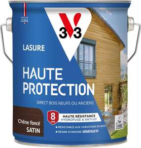 Lasure haute protection chêne foncé - Pot de 2.5 L