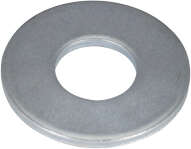 Rondelle plate moyenne en acier zingué Diam. 6 mm - Boîte de 50 pièces