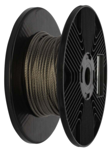 Câble en inox 18-12 Diam. 4 mm x L. 50 m