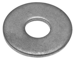 Rondelle large en acier zingué Diam. 10 mm - Boîte de 10 pièces