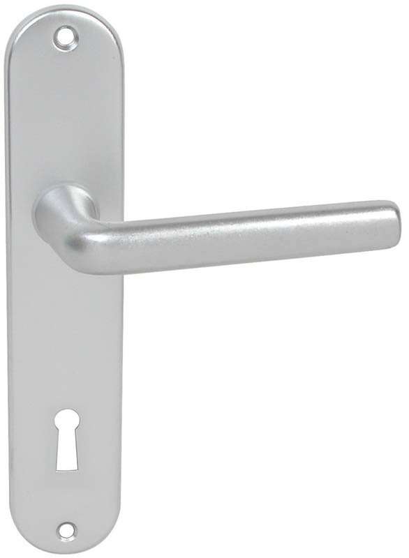 Lot De 2 Poignées De Porte Modèle Metro, Aluminium Anodisé Noir – Look Moderne Et épuré
