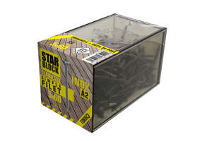 Vis terrasse STARBLOCK en inox A2 Diam. 5 x L. 60 mm - Boîte de 200 pièces