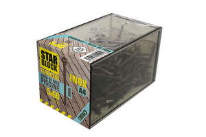 Vis terrasse STARBLOCK en inox A4 Diam. 5 x L. 60 mm - Boîte de 200 pièces