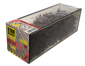 Vis bois STARBLOCK en inox A2 Diam. 5 x L. 60 mm - Boîte de 500 pièces