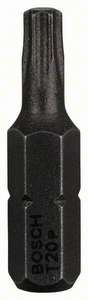3 Embouts de vissage qualité extra-dure T20 emmanchement hexagonal 25mm