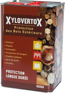 Huile de protection pour bois extérieur XYLOVERTOX incolore - Bidon de 5 L
