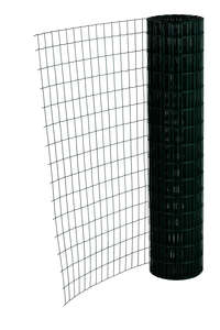 Grillage soudé rouleau DIRICKX AXIAL® L. 25 x H. 1 m - maille 50x100 mm / Diam. 2,1 mm - acier vert 6005