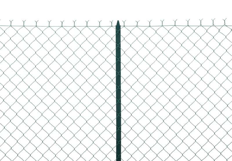 Grillage de clôture souple simple torsion DIRICKX PLASTEX® CLASSIC NC 5027 L. 25 x H. 1,20 m - maille losange 50x50 mm / Diam. 2,7 mm - fil en acier galvanisé finition extrudée gris 7016
