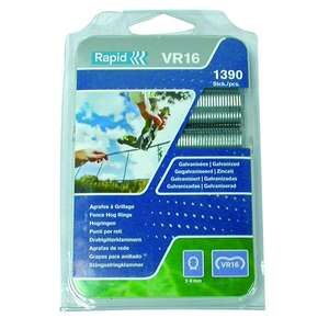Agrafes galvanisées VR16 - Boîte de 1390 unités