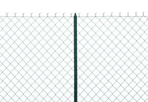 Grillage de clôture souple simple torsion DIRICKX PLASTEX® CLASSIC NC 5027 L. 25 x H. 1,20 m - maille losange 50x50 mm / Diam. 2,7 mm - fil en acier galvanisé finition extrudée vert 6005