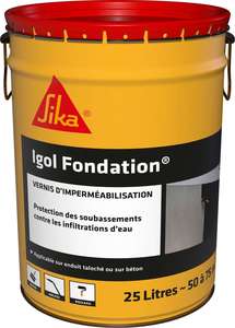 Enduit pour fondations IGOL FONDATION - Bidon de 25 L