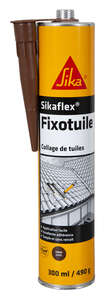 Mastic-colle polyuréthane pour fixer les tuiles SIKAFLEX FIXOTUILE terre cuite - Recharge de 300 ml
