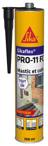 Mastic-colle SIKAFLEX PRO 11 FC PURFORM noir - Cartouche de 300 ml