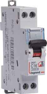 Disjoncteur pour la protection d'appareils modulaires MAGNETO blanc U+N 16A