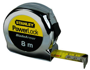Mesure Powerlock  Larg. ruban : 25 mm | Long. : 8 m
