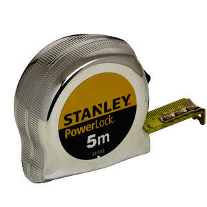 Mesure Powerlock  Larg. ruban : 19 mm | Long. : 5 m