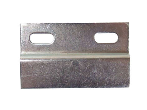 Attache élément pour accrochage et suspension en acier zingué PROFIL Z L. 76 x l. 6,5 x H. 47 x Ép. 2 mm