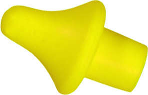 Bouchons d'oreilles de rechange pour protection auditive en mousse de polyuréthane CONICAP01BRJA jaune - Boîte de 10 paires