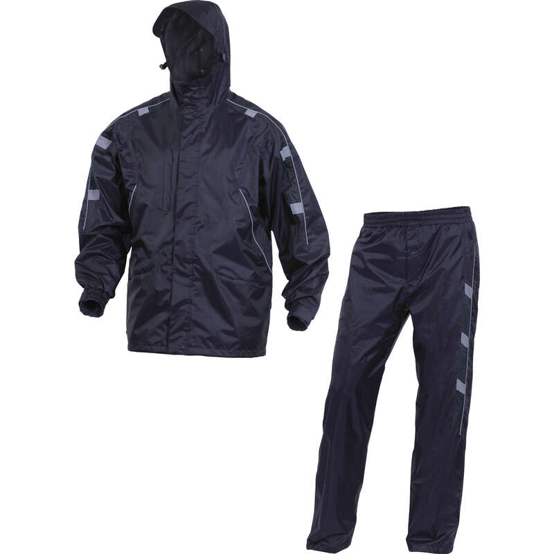 Ensemble de pluie veste et pantalon LIDINGO bleu marine - Taille L