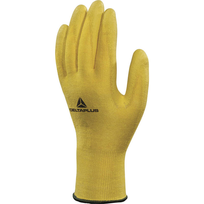 Gants tricot DELTANOCUT jaune - Taille 10