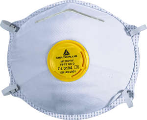 Masque de protection FFP2 M1200VW - Boîte de 10 pièces