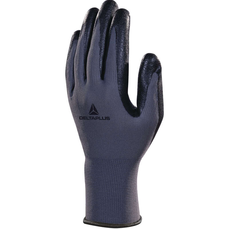 Gants enduit nitrile PES noir - Taille 8