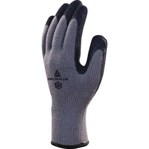 Gants tricot acrylique gris - Taille 09