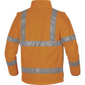 Veste Softshell polyester/élastanne 3 couches laminées MOONLIGHT2 orange fluo/gris - Taille XXL