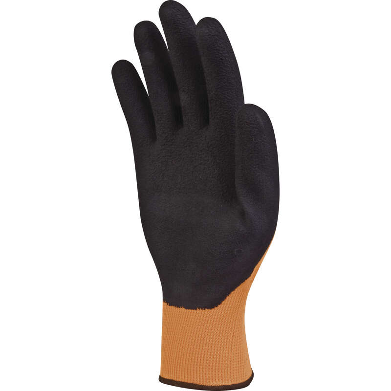 Gants enduit mousse latex noir PES orange - Taille 10