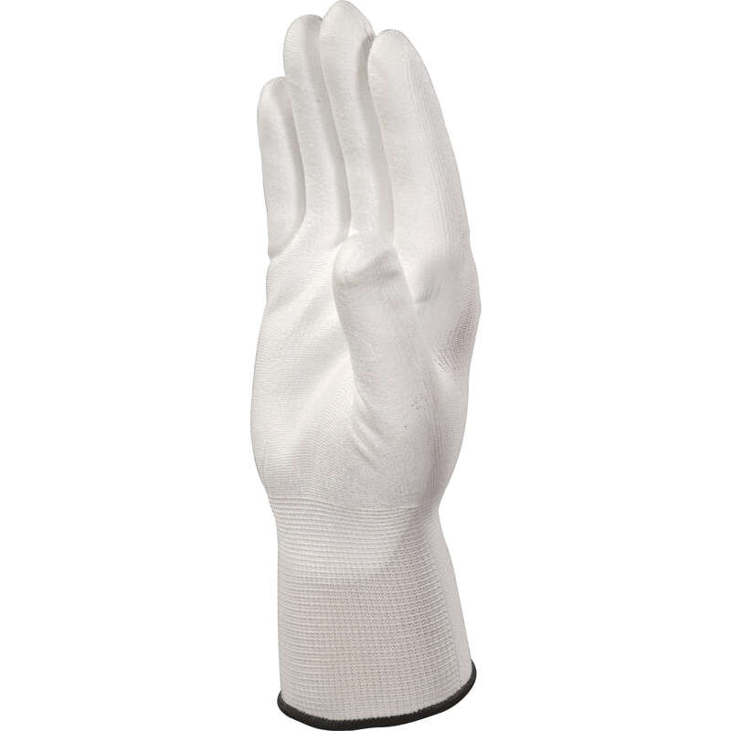 Gants tricot PU PES blanc - Taille 9