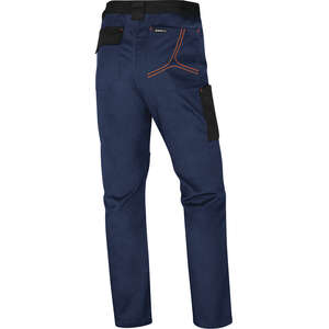 Pantalon de travail polyester/coton/élasthanne MATCH 2 gris/rouge - Taille M