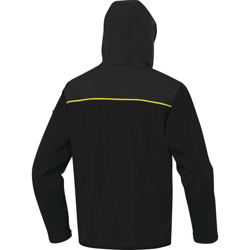 Veste Softshell HORTEN2 noire/jaune - Taille XL
