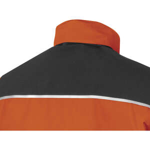 Parka imper-respirant STRETCH MECANIQUE orange/gris - Taille XL