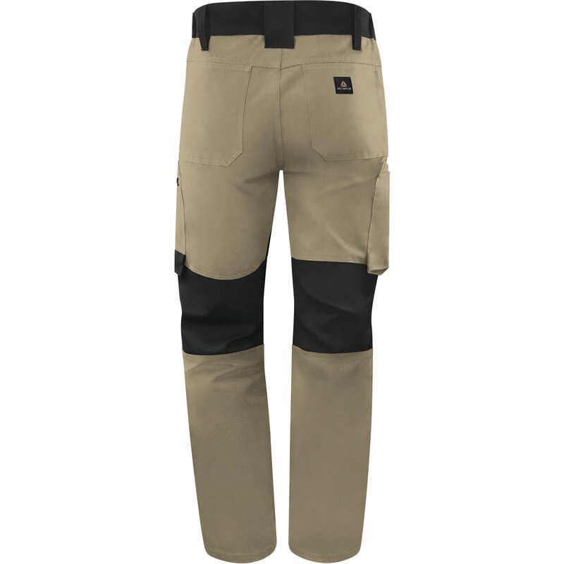 Pantalon de travail MACH5 coton/polyester beige/noir - Taille S
