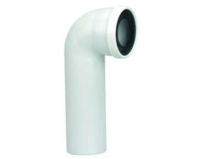 Pipe WC longue mâle - femelle en PVC GN blanc - Diam. 100 mm