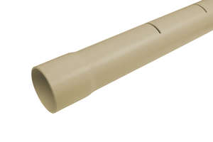 Tube assainissement QUATTRO CR4 en PVC ivoire L. 4 m / Diam. 100 mm