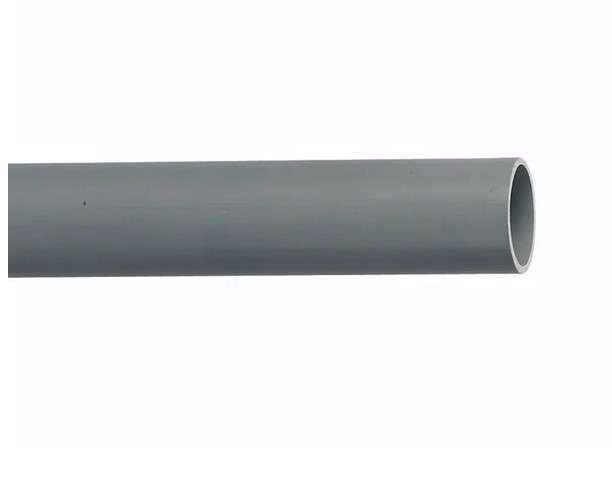 Tube d'évacuation en PVC NFE+NFME blanc L. 4 m / Diam. 40 mm