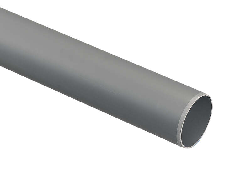 Tube d'évacuation PVC, Diam.40 mm, L.2 m