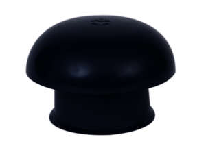Chapeau de ventilation en PVC ardoise - Diam. 100 mm