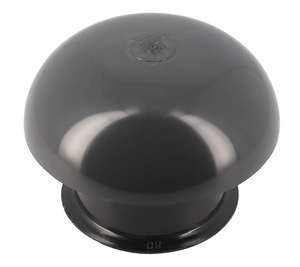 Chapeau de ventilation en PVC ardoise - Diam. 80 mm