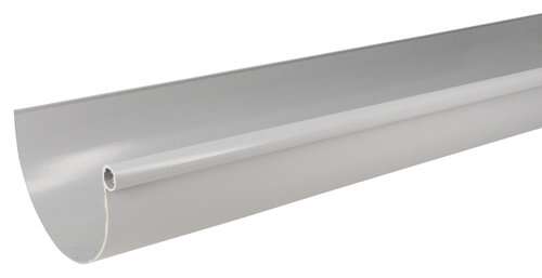 Profilé de gouttière L. 33 cm en PVC gris - L. 4 m