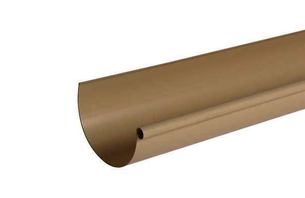 Profilé de gouttière L. 33 cm en PVC sable - L. 4 m