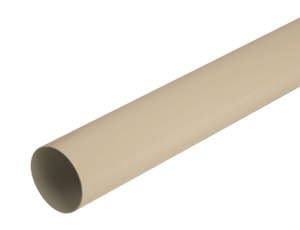 Tube de descente pour gouttière en PVC sable L. 4 m / Diam. 100 mm