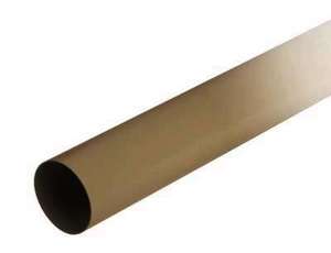 Tube de descente pour gouttière en PVC sable L. 4 m / Diam. 100 mm