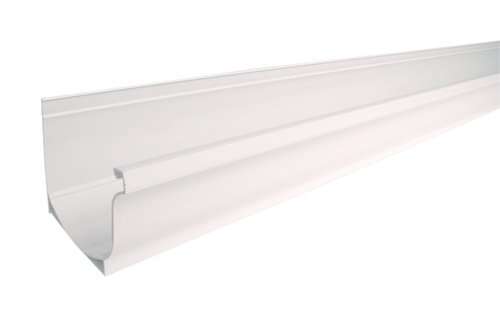 Profilé de gouttière pour corniche ELITE en PVC blanc - L. 4 m