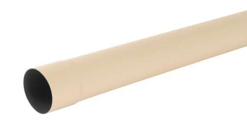Tube de descente pour gouttière en PVC sable L. 4 m / Diam. 100 mm prémanchonné