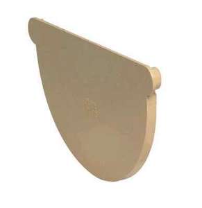 Fond symétrique de naissance pour gouttière en PVC L. 33 cm sable