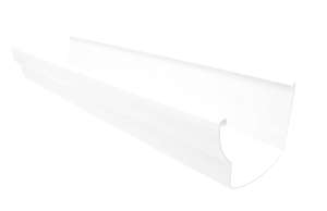 Profilé de gouttière OVATION 28 en PVC - L. 4 m blanc