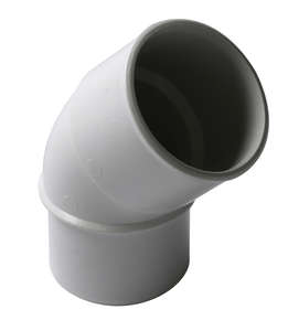 Coude simple mf blanc L. 80 x l. 60 x H. 50 x Diam. 40 mm